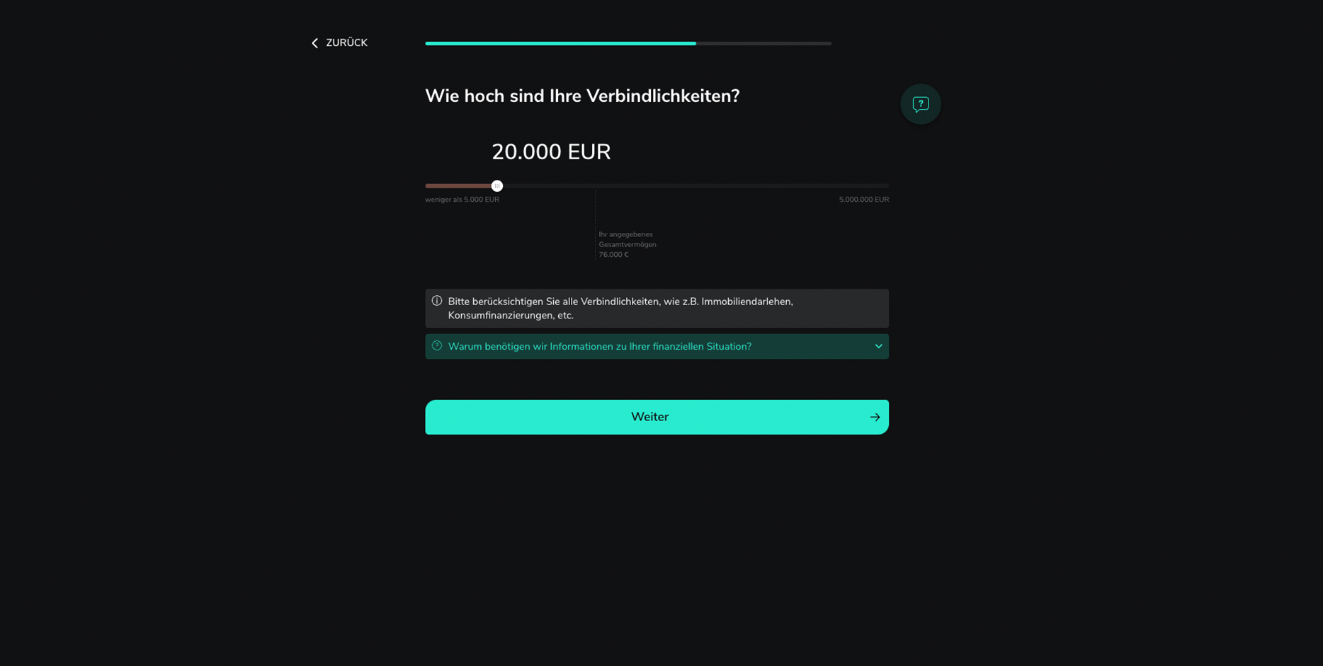 Scalable Wealth Select - Verbindlichkeiten