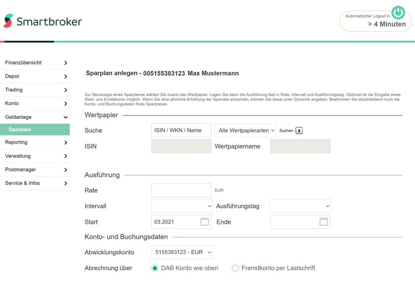 Smartbroker Sparplan Erstellen: So Geht’s | JustETF